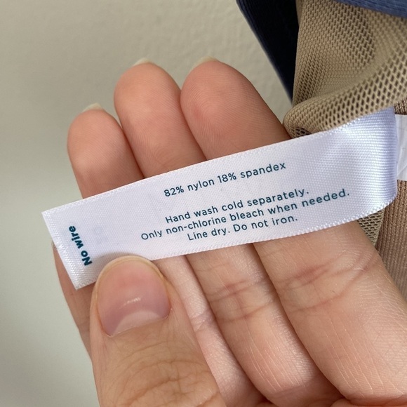 swim BY CACIQUE Hi Neck Criss Cross Front Cutout Back One Piece - Picture 6 of 6